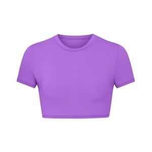 BNWT FITS EVERYBODY SUPER CROPPED T-SHIRT | ULTRA VIOLET
